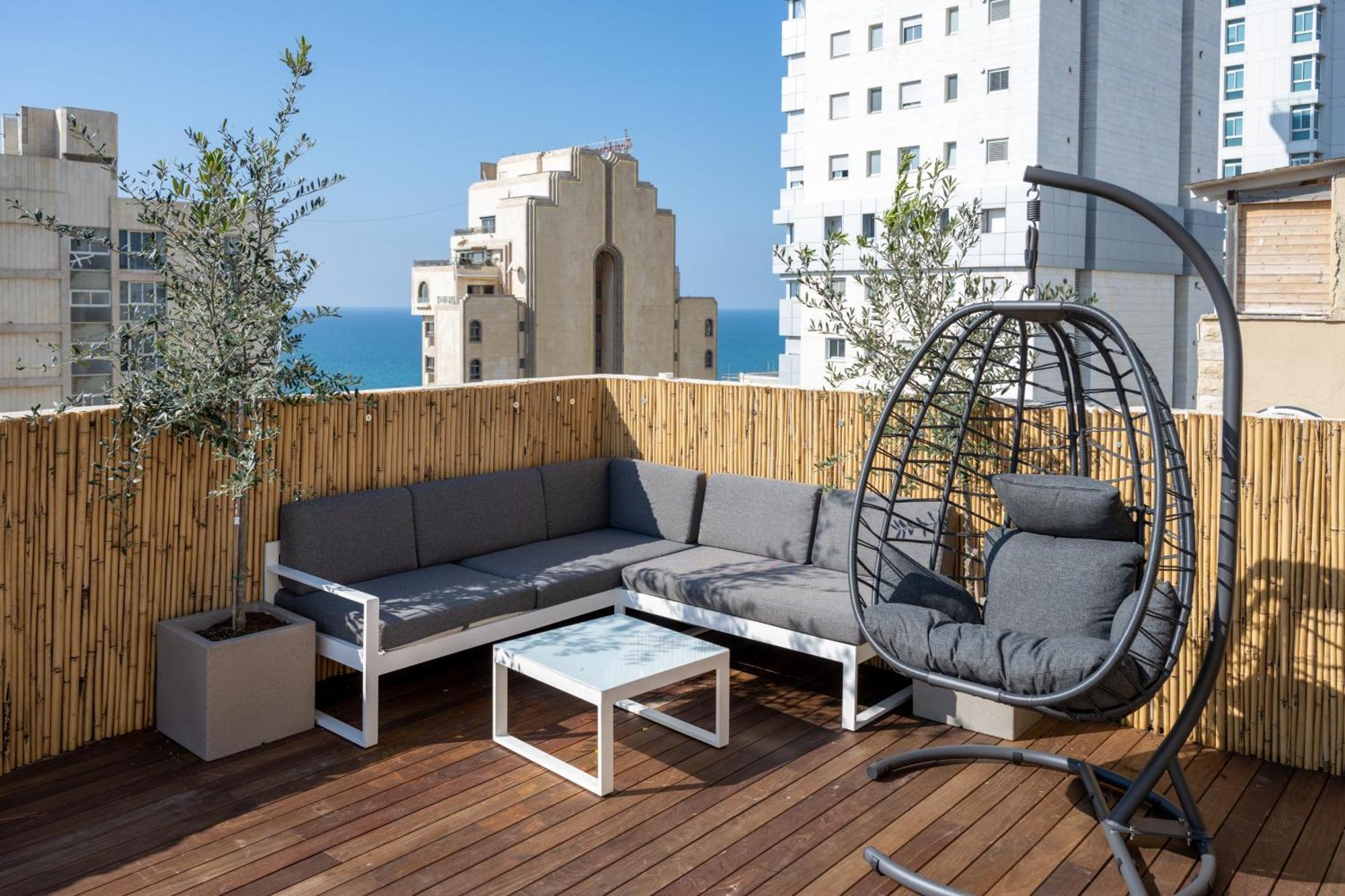Roof Top 3 Floors Netanya Bagian luar foto