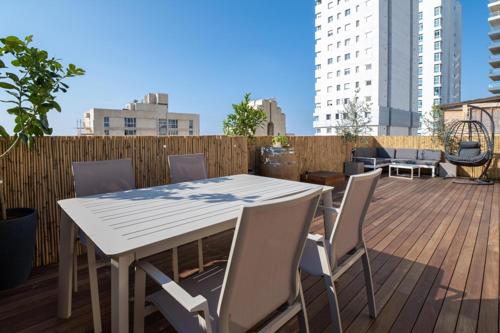 Roof Top 3 Floors Netanya Bagian luar foto